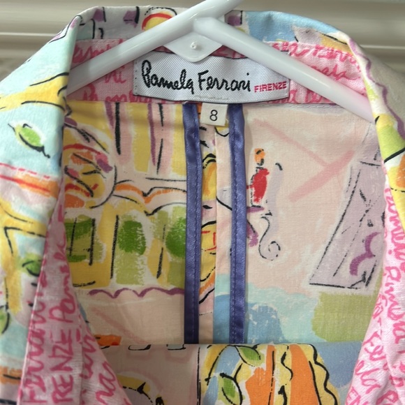 Pamela Ferrari Firenze Coat and Pant Set Size 8 - Picture 2 of 11